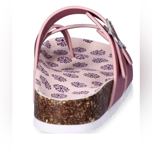 COPY - Pink Floral Sandals with Buckles! NWT! - Picture 2 of 5